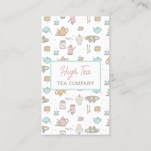 Theepatroon High Tea Visitekaartje (Achterkant)