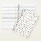 Theepatroon Vrouwelijk Notitieboek Dagboek Journaa (Binnen)