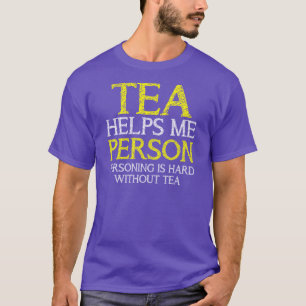 Theepersoon Personend Fun T-shirt T-shirts