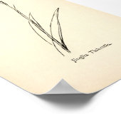 Theepot bloem plant illustratie onzin poster (Hoek)