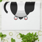 theepot die eruit ziet als een pinguïn theedoek (Gevouwen)