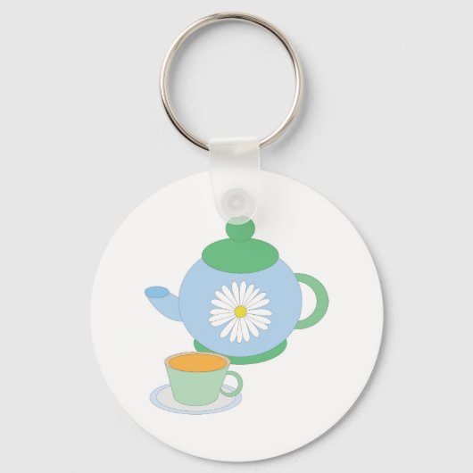 Theepot en cup sleutelhanger (Voorkant)