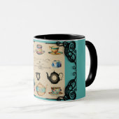  theepot en theeopjes mok (Voorkant rechts)