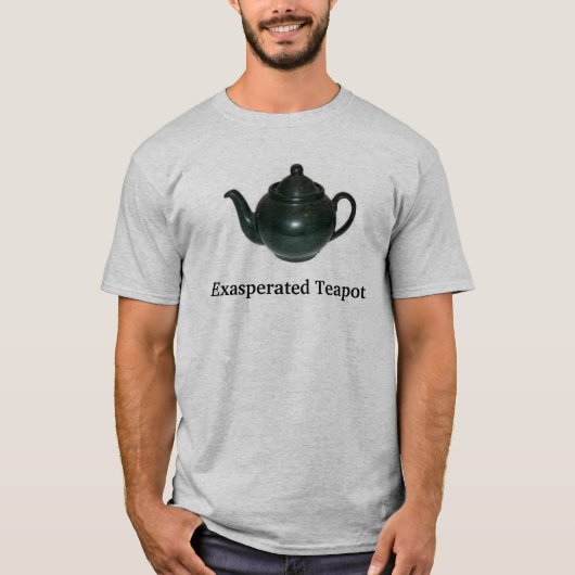 theepot, geëxpandeerde theepot t-shirt (Voorkant)