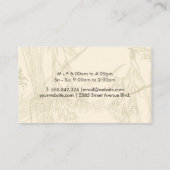 Theepot Giet | Kruidenplanten Minibusinesskaart Visitekaartje (Achterkant)