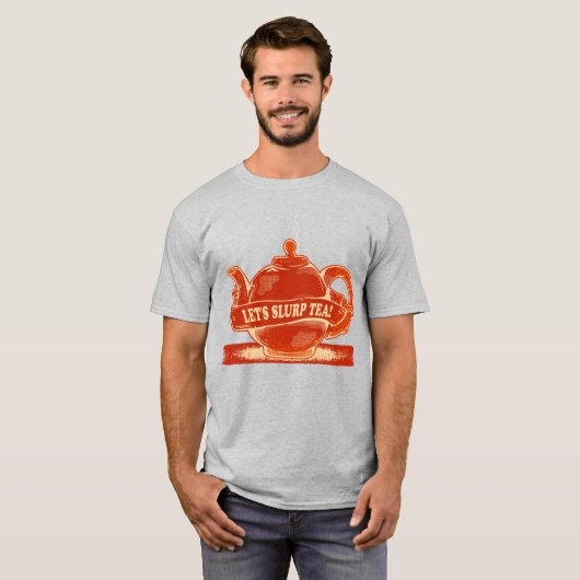Theepot Grappige Drink Thee T-shirt (Voorkant volledig)