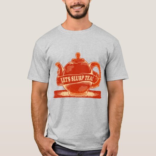 Theepot Grappige Drink Thee T-shirt (Voorkant)