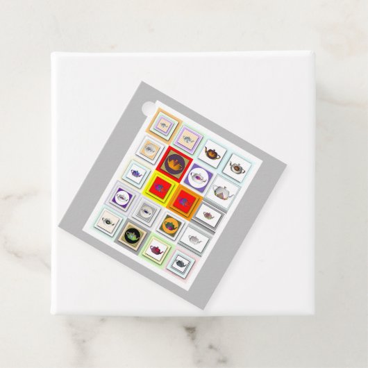 theepot-herhaling bedankjes labels (In situ)