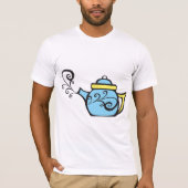 Theepot Mannen T-shirt (Voorkant)
