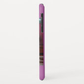  theepot met bloemen, naam, Paars Case-Mate iPhone Case (Achterkant/links)