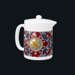 Theepot met Colombiaanse kleuren Design<br><div class="desc">Verhoog uw thee-ervaring met onze theepot in Colombian Colors Design, waar culturele trots en verfijnde elegantie samenkomen. Met een opvallend 3D edelsteeneffect in het levendige geel, blauw en rood van de Colombiaanse vlag, is deze prachtige theepot een perfecte mix van patriottisme en artistieke sophisticatie. Of u nu thuis, in de...</div>