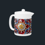 Theepot met Colombiaanse kleuren Design<br><div class="desc">Verhoog uw thee-ervaring met onze theepot in Colombian Colors Design, waar culturele trots en verfijnde elegantie samenkomen. Met een opvallend 3D edelsteeneffect in het levendige geel, blauw en rood van de Colombiaanse vlag, is deze prachtige theepot een perfecte mix van patriottisme en artistieke sophisticatie. Of u nu thuis, in de...</div>