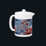 Theepot met Franse kleuren Design<br><div class="desc">Voeg een vleugje Franse elegantie toe aan uw theetijd met onze exclusieve theepot met een modern abstract ontwerp in de levendige kleuren van Frankrijk! Deze theepot is gemaakt om zowel stijl als functie te combineren en is meer dan alleen een vat voor het brouwen van thee; het is een viering...</div>