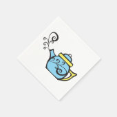 Theepot papieren servetten (Hoek)