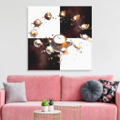 Theepot Partij Canvas Afdruk (Insitu (Woonkamer))