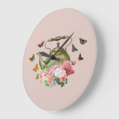 Theepot Party Roze Bloemen & Vlinders Keuken Grote Klok (Hoek)