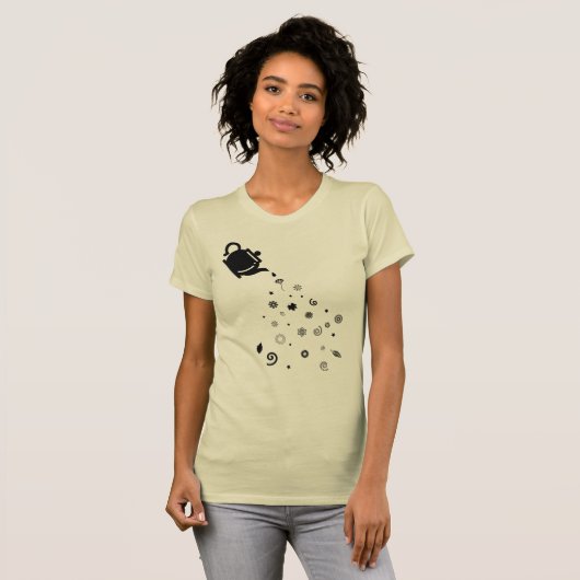 Theepot seizoenen t-shirt (Voorkant volledig)