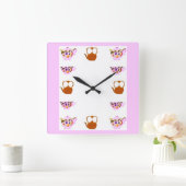 Theepot, Theekopje, en de Vierkante Muur C van de  Vierkante Klok (Huis)