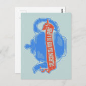 Theepot Verzamelen Theepot Briefkaart (Voorkant / Achterkant)