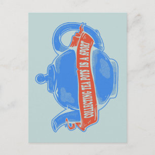 Theepot Verzamelen Theepot Briefkaart