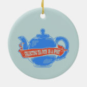 Theepot Verzamelen Theepot Keramisch Ornament (Achterkant)