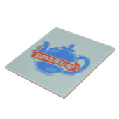 Theepot Verzamelen Theepot Tegeltje (Zijkant)