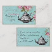  theepot visitekaartje (Voorkant / Achterkant)