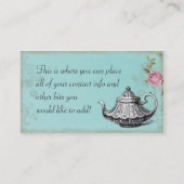  theepot visitekaartje (Achterkant)