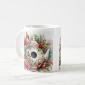 Theepot Vogelhuis Kardinaal 6 Koffiemok (Voorkant links)