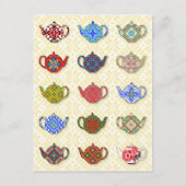 Theepotten Briefkaart (Voorkant)