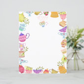 Theepotten en Cups Verjaardag (Staand voorkant)