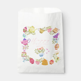 Theepotten en Cups Verjaardag Bedankzakje