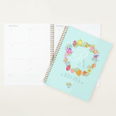 Theepotten en kopjes Monogram Pastel Blauw Planner (Display)