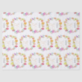 TheePotten en Kopjes Monogram Tissuepapier (Voorkant)