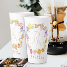 Theepotten en kopjes Monogram Witte Mok