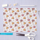 Theepotten en Theebladeren Waterverf Tissuepapier (Craft)