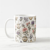 Theepotten en tuinbloemen - Charmant patroon Koffiemok (Links)