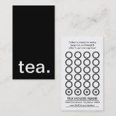 theepunkkaart klantenkaartje (Voorkant / Achterkant)