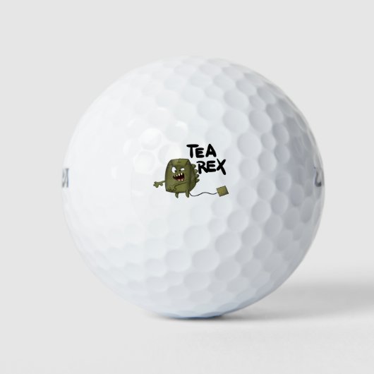 theerex, grappige dinosaurus golfballen (Voorkant)