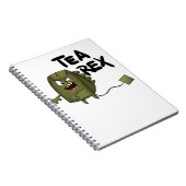 theerex, grappige dinosaurus notitieboek (Rechterzijde)