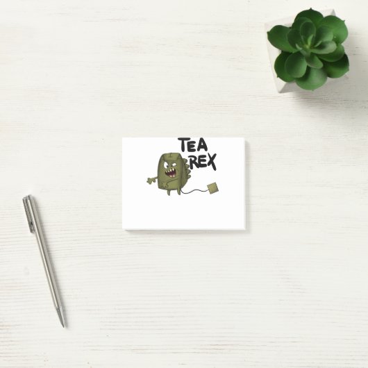 theerex, grappige dinosaurus post-it® notes (Kantoor)