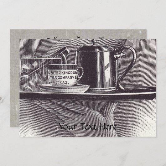  theerlade kaart (Voorkant / Achterkant)