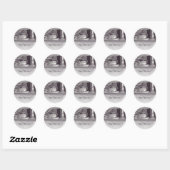 theerlade ronde sticker (Vel)
