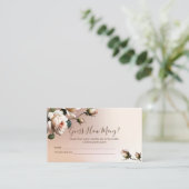 Theeroos Bruiloft Borrel Spel Informatiekaartje (Staand voorkant)