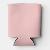 Theeroos Roze Effen Kleur Blikjeskoeler (Voorkant)