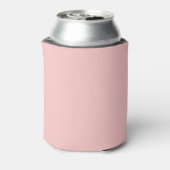 Theeroos Roze Effen Kleur Blikjeskoeler (Blikje Achterkant)