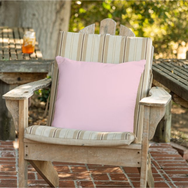 Theeroos Roze Effen Kleur Buitenkussen (Stoel)