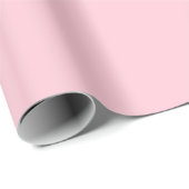 Theeroos Roze Effen Kleur Cadeaupapier (Rol Hoek)
