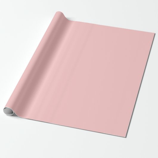 Theeroos Roze Effen Kleur Cadeaupapier (Uitgerold)