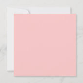 Theeroos Roze Effen Kleur Kaart (Achterkant)